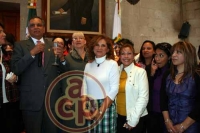Con Blanca Arroyo, Lety Casillas, Billi Parker, Meshe Aguilar, Xchitl Morales e Ylia Ortiz