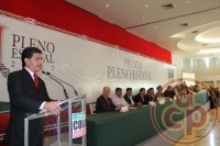 Xalapa, Ver., 28 de enero de 2012.- Este s�bado, se llev� a cabo el Primer pleno estatal 2012 de la Fundaci�n Colosio Veracruz, el cual fue presidido por Erick Lagos, presidente del CDE del PRI y Fernando S�nchez, presidente de dicha fundaci�n. Foto: Carol Su�rez Barr�n