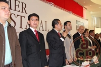 Xalapa, Ver., 28 de enero de 2012.- Este s�bado, se llev� a cabo el Primer pleno estatal 2012 de la Fundaci�n Colosio Veracruz, el cual fue presidido por Erick Lagos, presidente del CDE del PRI y Fernando S�nchez, presidente de dicha fundaci�n. Foto: Carol Su�rez Barr�n
