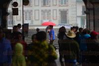 Xalapa Ver., 27 de marzo de 2015.- Ante la llegada del Frente Fro 43 se registran lluvias y neblina la tarde de este viernes en la capital del Estado. 