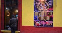 
Xalapa Ver., 2 de mayo de 2015.- Restaurantes-bar esperan lleno total esta noche durante la transmisin de la pelea de box entre Mayweather y Pacquiao.
