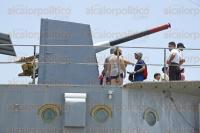 Se desprenden bases delanteras de la taquilla del buque Guanajuato, por hundimiento 