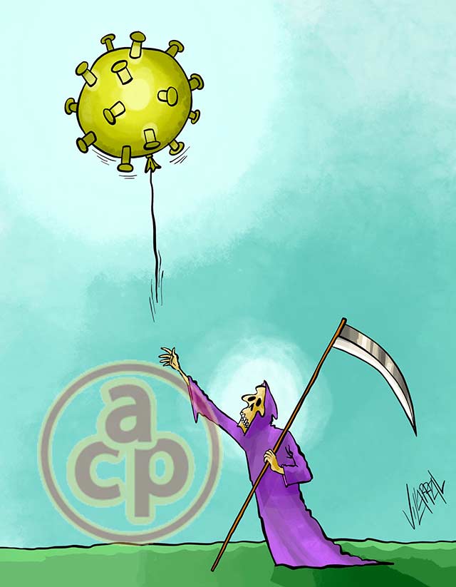 Cartón de Villarreal - Fin de emergencia