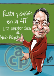 Cartón de Villarreal -  Nueva Escuela Mexicana