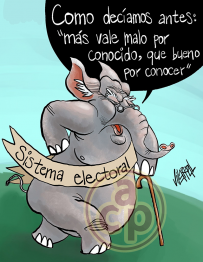 Cartón de Villarreal -  Reforma electoral
