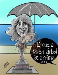 Cartón de Villarreal -  Estatua de Yuri
