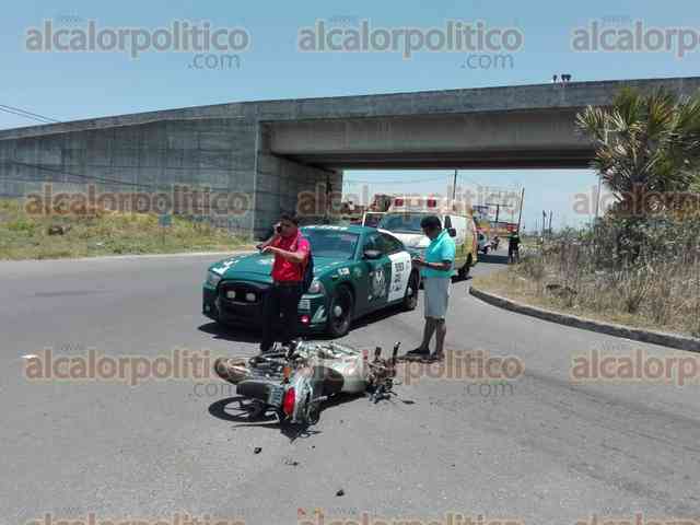 Conductor choca contra motociclista a la altura del puente de Antón ... - alcalorpolitico