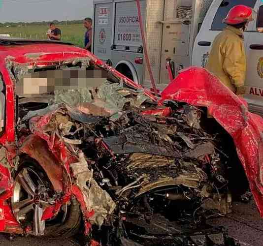 Choque e incendio de dos vehículos, en Alvarado; reportan un muerto - Vimarsana News