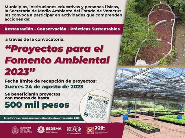 SEDEMA lanza convocatoria: "Proyectos para el Fomento Ambiental 2023 ...