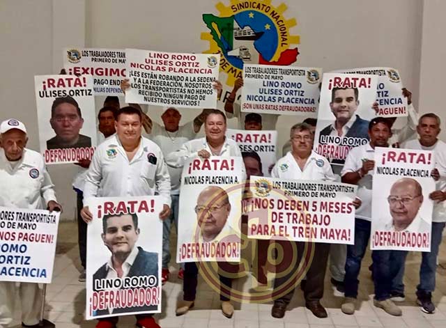 Empresarios “ratas” no pagaron por trabajos para Tren Maya, denuncian ...