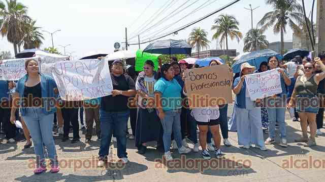 Alumnos y docentes de UPAV protestan por recorte salarial y adeudos, en ...