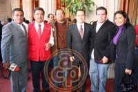 Arturo Hern�ndez, Mario Chama, L�zaro C�rdenas, Jorge Faibre, Jorge Ram�n Rizzo y X�chitl Morales
