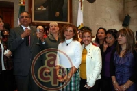 Con Blanca Arroyo, Lety Casillas, Billi Parker, Meshe Aguilar, X�chitl Morales e Ylia Ortiz