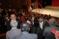El precandidato priista a la gubernatura, Javier Duarte de Ochoa, se reuni� con personajes intelectuales del estado, dentro el foro intelectual �Veracruz y la cultura�, donde dijo que si gana las elecciones a Gobernador, construir� una nueva sala de arte y cultura para Xalapa.