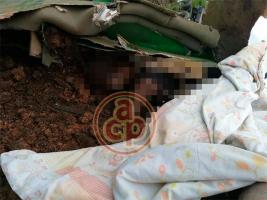 Acayucan, Ver., 2 de septiembre de 2018.- El conductor de un tráiler que transportaba tubulares perdió la vida, luego de que su unidad se saliera del camino y volcara sobre el camellón que divide la autopista hacia Minatitlán.
