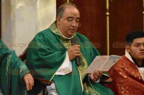 Xalapa, Ver., 28 de octubre de 2018.- El arzobispo Hipólito Reyes Larios agradeció la participación en las festividades del aniversario de la canonización de San Rafael Guízar y Valencia.
