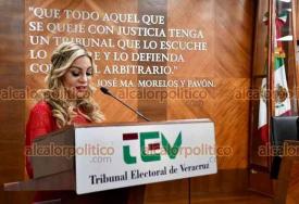 Xalapa, Ver., 5 de diciembre de 2022.- Tania Celina Vásquez Muñoz, rindió protesta como magistrada presidente del Tribunal Electoral de Veracruz, en sustitución de Roberto Eduardo Sigala Aguilar, quien previamente rindió su informe de actividades.


