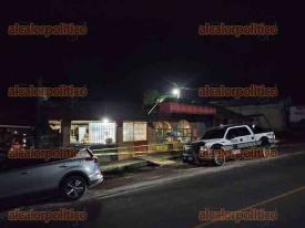 Jilotepec, Ver., 5 de junio de 2023.- Una mujer fue asesinada al interior del restaurante 