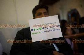 Xalapa, Ver., 25 de septiembre de 2023.- El rector Martín Aguilar Sánchez, arrancó la campaña #PorElCuatroPorCiento desde la Casa del Lago, con la presencia de estudiantes, docentes y trabajadores.