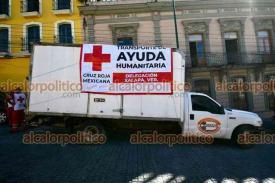Xalapa, Ver., 7 de noviembre de 2025.- La Cruz Roja envío las últimas toneladas de ayuda a la zona norte del Estado.