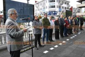 Xalapa, Ver., 11 de noviembre de 2025.- El alcalde Alberto Islas inauguró un memorial dedicado al Convento Franciscano de Xalapa, en el Parque Juárez.