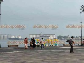 Veracruz, Ver., 17 de noviembre de 2025.- El puente largo dej afluencia de visitantes en las zonas tursticas, como el Malecn e inmediaciones del Centro Histrico. Para el sector hotelero, a partir de esta fecha comienza a repuntar la actividad.
