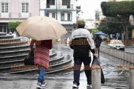 Xalapa, Ver., 8 de diciembre de 2025.- Este lunes, el ambiente es fresco y con lluvias por el avance del Frente Fro 19.