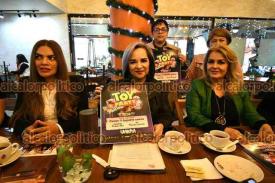 Xalapa, Ver., 9 de diciembre de 2025.- La asociacin civil ?Mil Mujeres por Xalapa? invita a participar en una ?fiesta con causa? donando un juguete; lo recolectado se entregar a nios de colonias vulnerables.