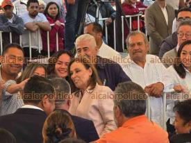 R�o Blanco, Ver., 7 de enero de 2026.- Acompa�ada del alcalde Jos� Antonio May Gonzalez, la gobernadora Roc�o Nahle encabez� evento conmemorativo del 119 Aniversario de los M�rtires de R�o Blanco. 