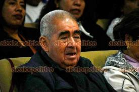 Xalapa, Ver., 17 de enero de 2026.- Mardonio Carballo y Diego Prieto presentaron el libro ?Grandeza?, del expresidente Andr�s Manuel L�pez Obrador en el Museo de antropolog�a de Xalapa.