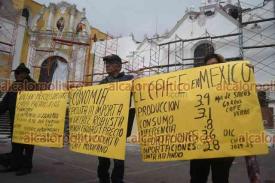 Xalapa, Ver., 19 de enero de 2026.- Cafetaleros exigieron al Gobierno que no permita importaciones de baja calidad de caf� robusta ya que afectan los precios de exportaci�n.