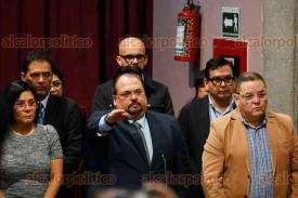 Xalapa, Ver., 21 de enero de 2026.- El presidente de la Comisi�n Estatal para la Atenci�n y Protecci�n de los Periodistas, Luis Ram�rez Baqueiro, compareci� ante diputados la tarde de este mi�rcoles.

