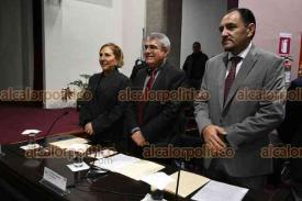 Xalapa, Ver., 22 de enero de 2026.- Delia Gonz�lez Cobos compareci� ante el Congreso local por �ltima vez como auditora general del ORFIS, pues en septiembre de este a�o concluye su periodo de siete a�os.