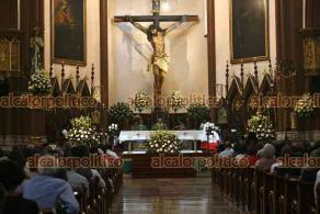 Xalapa, Ver., 25 de enero de 2026.- El arzobispo de Xalapa, Jorge Patr�n Wong, ofici� la misa dominical en Catedral.
