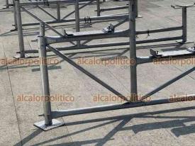 Veracruz, Ver., 25 de enero de 2026.- Inici� colocaci�n de gradas en el bulevar de Veracruz que se rentar�n para los paseos del Carnaval que ser� del 10 al 18 de febrero.
