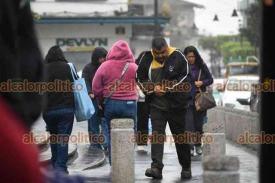 Xalapa, Ver., 26 de enero de 2026.- Llovizna y ambiente fr�o, este lunes en la Capital por el paso del Frente Fr�o 30.
