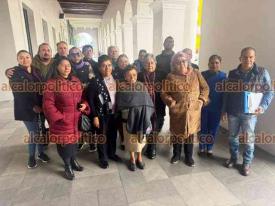 Xalapa, Ver., 30 de enero de 2026.- Representantes e integrantes del servicio de transporte colectivo (combis) entregar�n una petici�n de aumento a tarifa a la gobernadora Roc�o Nahle. Argumentan que tienen a�os de no incrementarla y que tampoco han dado m�s concesiones.