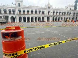 Xalapa, Ver., 11 de febrero de 2026.- Como parte de los trabajos de remodelaci�n de la Catedral y el Centro Hist�rico, trabajadores informaron que excavar�n para asegurarse que no haya subterr�neos o vestigios de valor hist�rico.
