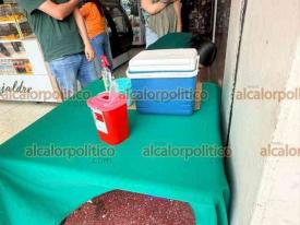 Xalapa, Ver., 14 de febrero de 2026.- Notable afluencia de personas se observa en el m�dulo de vacunaci�n ubicado en el Pasaje Tanos del lado de la calle Enr�quez, en la zona centro. Se est�n aplicando dosis contra sarampi�n e influenza.