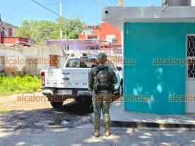 Xalapa, Ver., 26 de febrero de 2026.- Como parte de una serie de operativos simult�neos en la Capital, se observ� a personal del Ej�rcito, SSP y Fiscal�a en la calle De la Rosa, en la colonia Salud.
