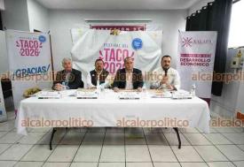 Xalapa, Ver., 17 de marzo de 2026.- Este 27, 28 y 29 de marzo se reFestival del Taco 2026alizar� la sexta edici�n del ?Festival del Taco 2026? en el Paseo de Los Lagos.
