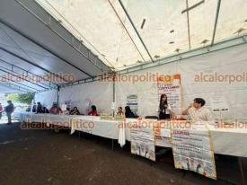 Xalapa, Ver., 19 de marzo de 2026.- En la explanada del Barrio M�gico del Xallitic se instal� la Feria Nacional de Empleo para Mujeres 2026, cuyos m�dulos estar�n hasta las 14:00 horas.