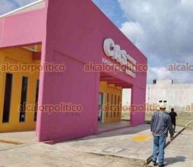 Acayucan, Ver., 20 de marzo de 2026.- El Centro de Atenci�n Social (CAS), que actualmente est� inoperante, es una de las obras se�aladas por probable da�o patrimonial en el uso de recursos federales destinados, en este caso, a la atenci�n de ni�os migrantes.