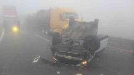 Maltrata, Ver., 7 de abril de 2026.- La tarde de este martes, tres choques m�ltiples en los que participaron diez veh�culos dejaron personas heridas y da�os materiales en la autopista 150D Puebla-Orizaba.
