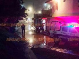 Xalapa, Ver., 9 de abril de 2026.- La noche de este jueves, se report� una agresi�n a balazos que le caus� la muerte a un hombre en la calle capit�n Manuel Garc�a, casi esquina Circuito Presidentes, en la colonia Vicente Guerrero. Los responsables ser�an al menos tres personas que se dieron a la fuga.