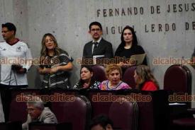 Xalapa, Ver., 16 de abril de 2026.- En la sesi�n del Congreso del Estado, diputadas presentaron una iniciativa para reformar el C�digo Penal y la Ley de Acceso de las Mujeres a una Vida Libre de Violencia para castigar el acecho.
