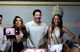 Coatepec, Ver., 7 de mayo de 2026.- Los artistas Mar�a Le�n y Yahir ofrecieron conferencia de prensa previo a su concierto en Coatepec.