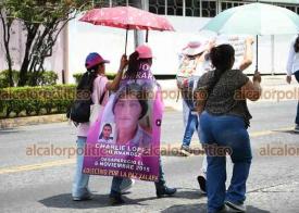 Xalapa, Ver., 10 de mayo de 2026.- Madres buscadoras marcharon este D�a de la Madre para exigir la aparici�n con vida de sus familiares, bloqueando parcialmente algunas calles del Centro.