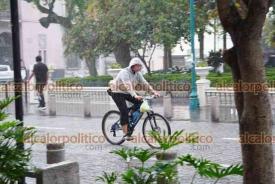 Xalapa, Ver., 11 de mayo de 2026.- La ma�ana de este lunes cay� un aguacero en la Capital, provocado por el Frente Fr�o 50.
