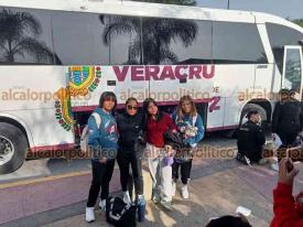 Xalapa, Ver., 26 de mayo de 2026.- Chicas y chicos de diferentes clubes asisten a la Olimpiada Nacional de la CONADE para representar al estado de Veracruz en luchas asociadas, estilo grecocorromano y estilo libre femenil y varonil. Las competencias iniciaron el 24 de mayo y concluir�n el domingo 31 en la ciudad de Puebla.